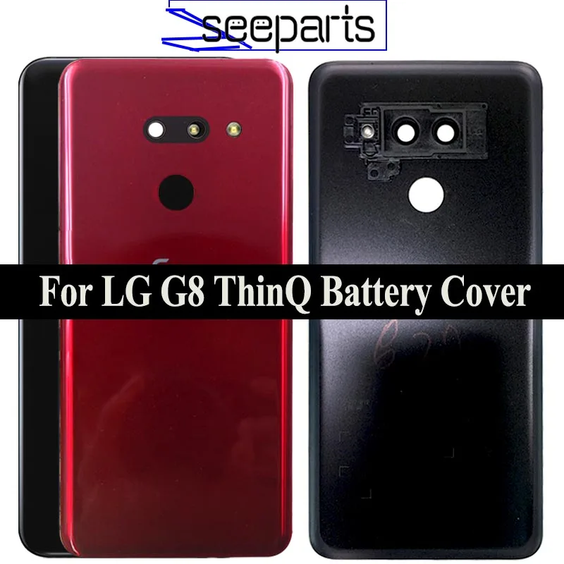 

6.1"For LG G8 ThinQ Back Cover Housing Glass Rear Battery Cover G8 ThinQ Battery Cover Panel Replacement Parts