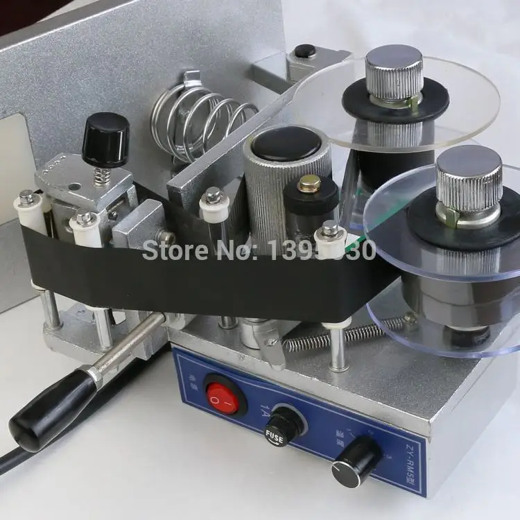 ZY-RM5 Màu Ribbon Hot Máy In Nhiệt Máy In Ribbon Phim Ngày Túi Tay Máy In Mã Hóa Máy