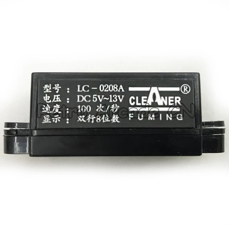 10Pcs LC-0208A 8 Digit 2 TV LCD Elektronik Koin Counter Meter dengan Nomor Pelacakan Arcade Slot Mech untuk Game mesin