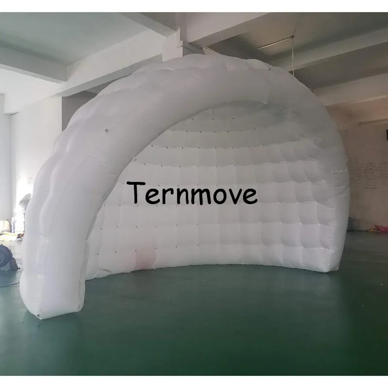 Tienda de campaña con cúpula de aire, tiendas de bar inflables con cúpula para exteriores, estructura Luna inflable para eventos, fiestas, promoción, tienda de reuniones inflable