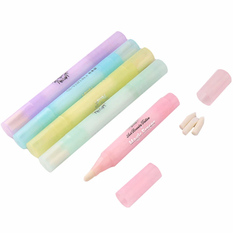 

5Pcs/Set Cleansing Nail Art Gel Polish Remover Pen Mistakes Painting Drawing Corrector 3 Free Heads Liquid Manicure Cleaner Tool