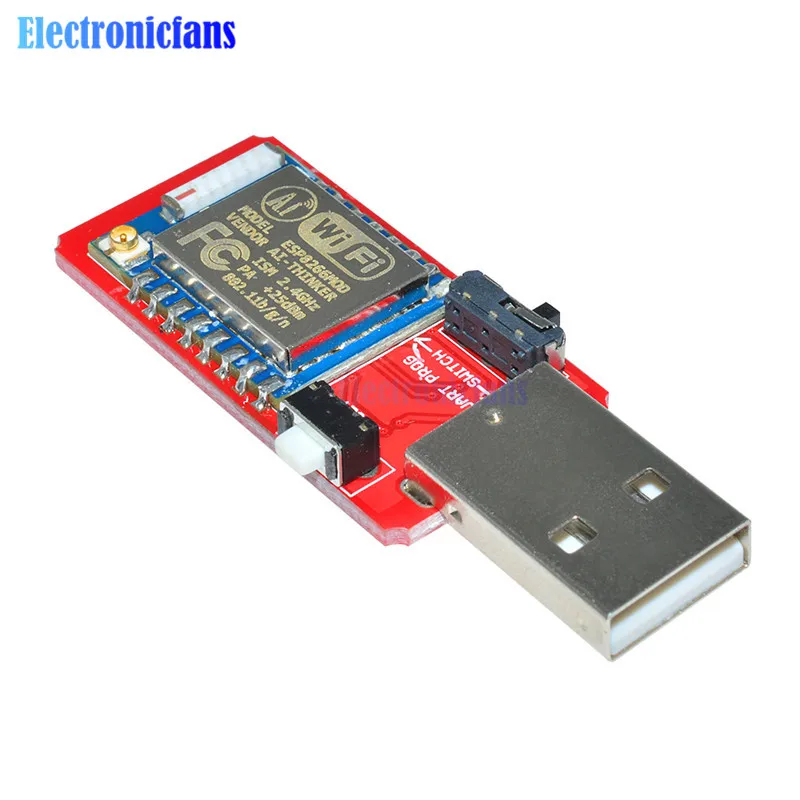 CH340 CH340G USB To ESP8266 ESP-07 AP+STA WIFI Transceiver Wireless Wi-Fi Built-in Antenna To TTL Driver Module For Arduino