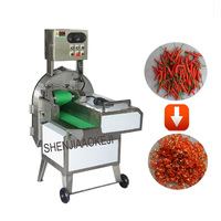 TS-Q120 Vegetable cutter stainless steel electric spiral vegetable slicer High-speed chili shredding machine 220V 1PC