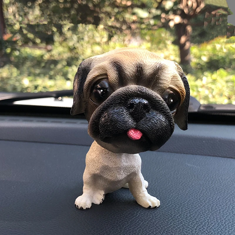 Nodding Dog Car Shake Head Dog Dolls Dashboard Car Decoration Accessories Auto Shaking Head Toy for Automoibles Car-styling