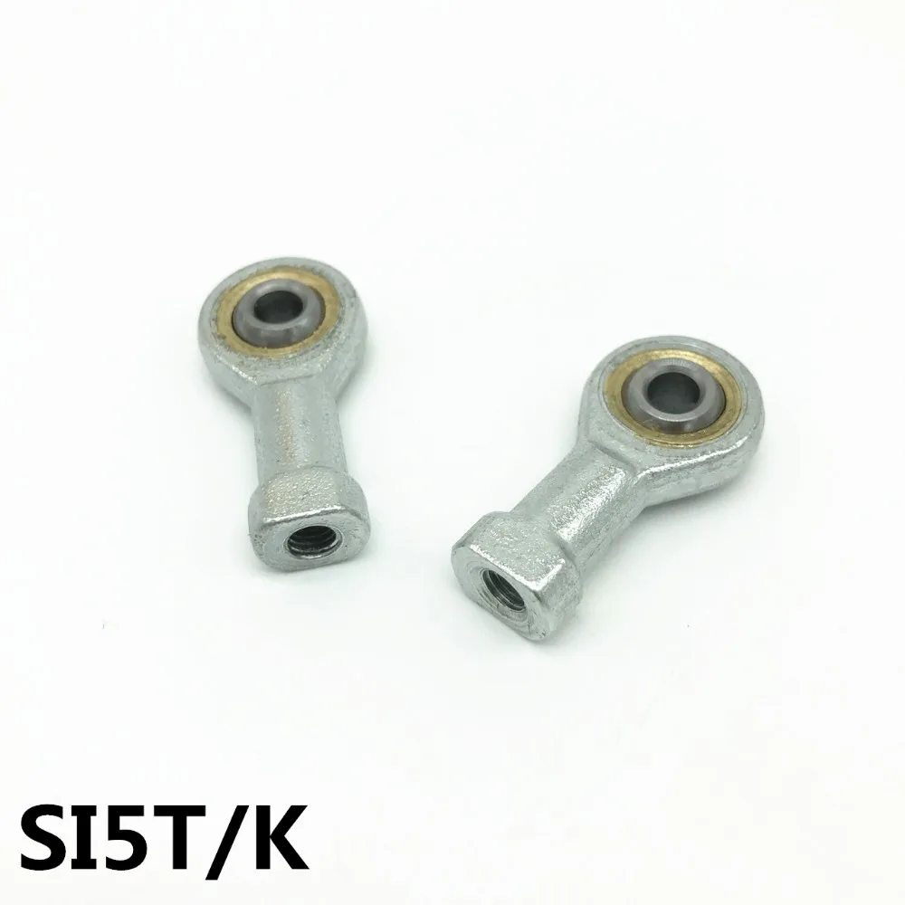 

4pcs SI5T/K PHSA5 5mm female thread metric rod end joint bearing SI5 TK Free shipping