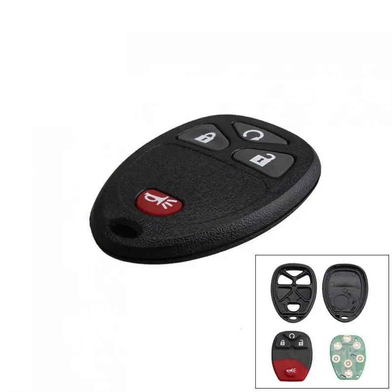 

315Mhz 4 Buttons Remote Start Keyless Entry Key Fob Transmitter Clicker Alarm OUC60270 15913421 for Chevrolet