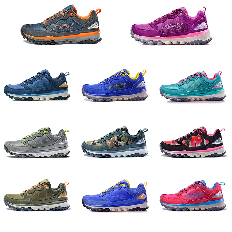 RAX Men Women Outdoor Sports Shoes Breathable Hiking Shoes Trekking Woman Sneakers Outdoor Walking Shoes Warm Hiking Shoes Men