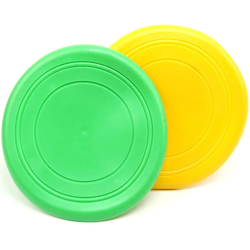 Soft Dog Flying Disc Resistant Chew Rubber Pet Dog Training Flying Saucer 7 Colors Dog Interactive Toys