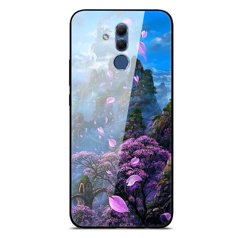 Mate20 Lite Case on For Huawei Mate 20 Lite Cases 6.3 Tempered