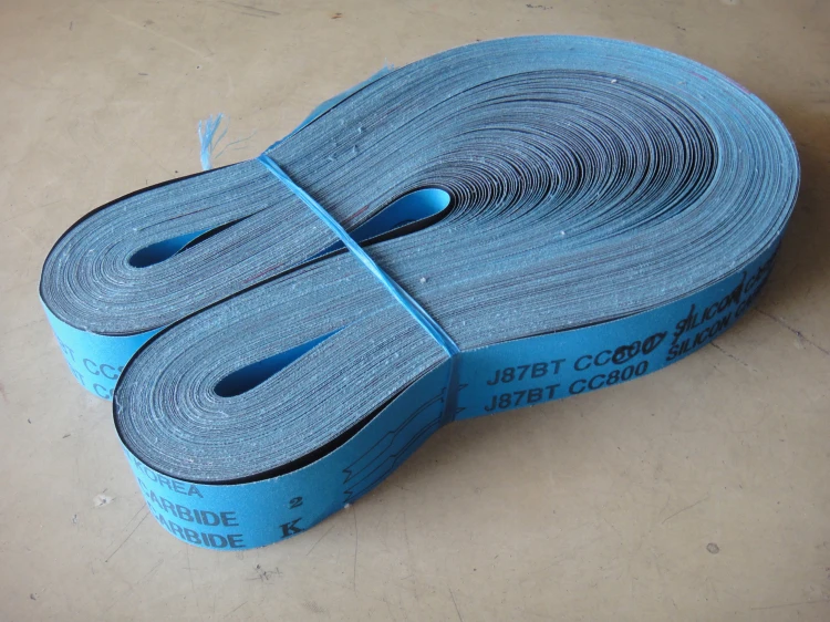 NEW 50pcs Silicon carbide 2000*50MM Soft cloth sand belt Polishing Abrasive Sanding Belt FOR Belt machine Custom product