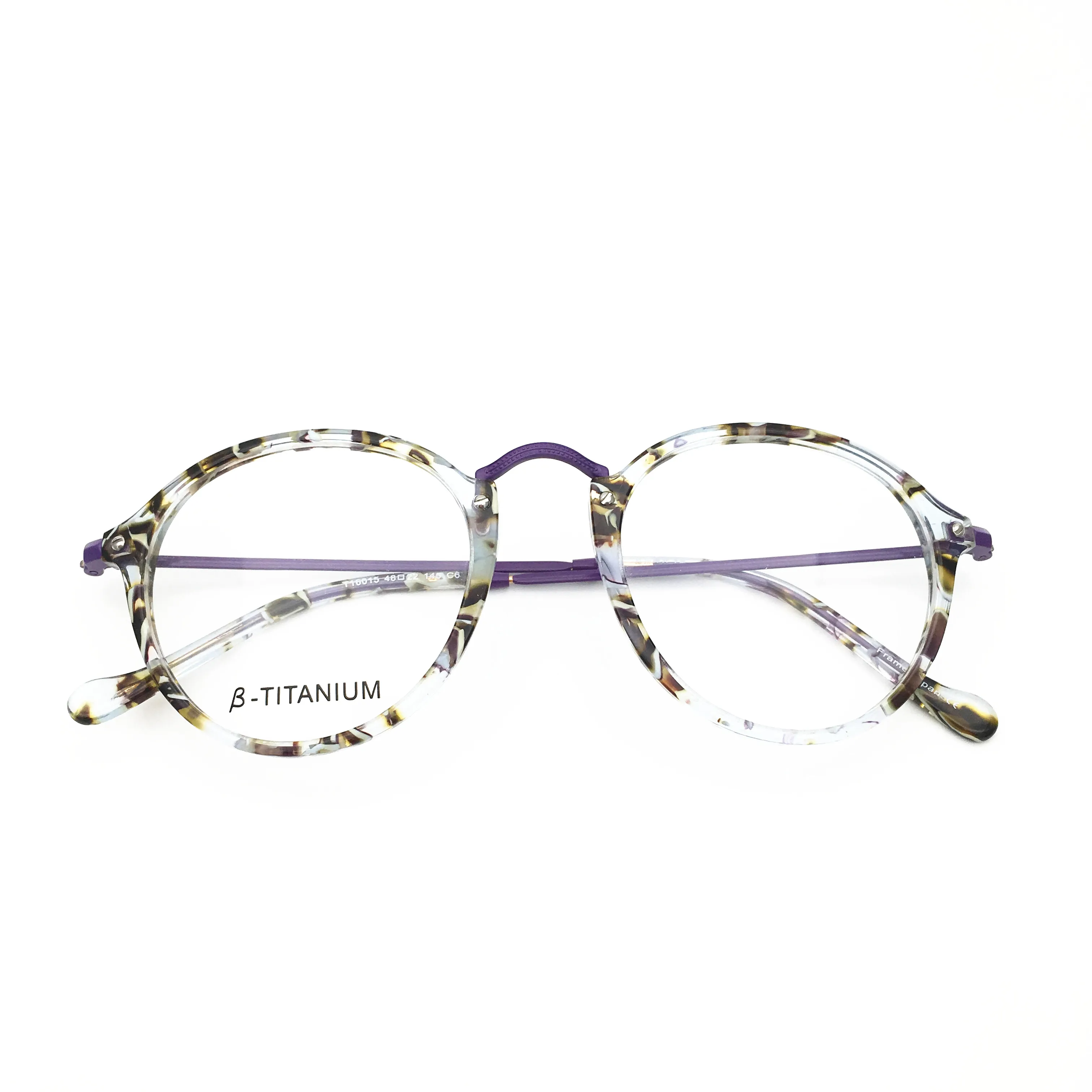 Belight Optical Green Color Women Acetate with Titanium Colorful Glass Prescription Eyeglasses Optical Spectacle Frame  Eyewear