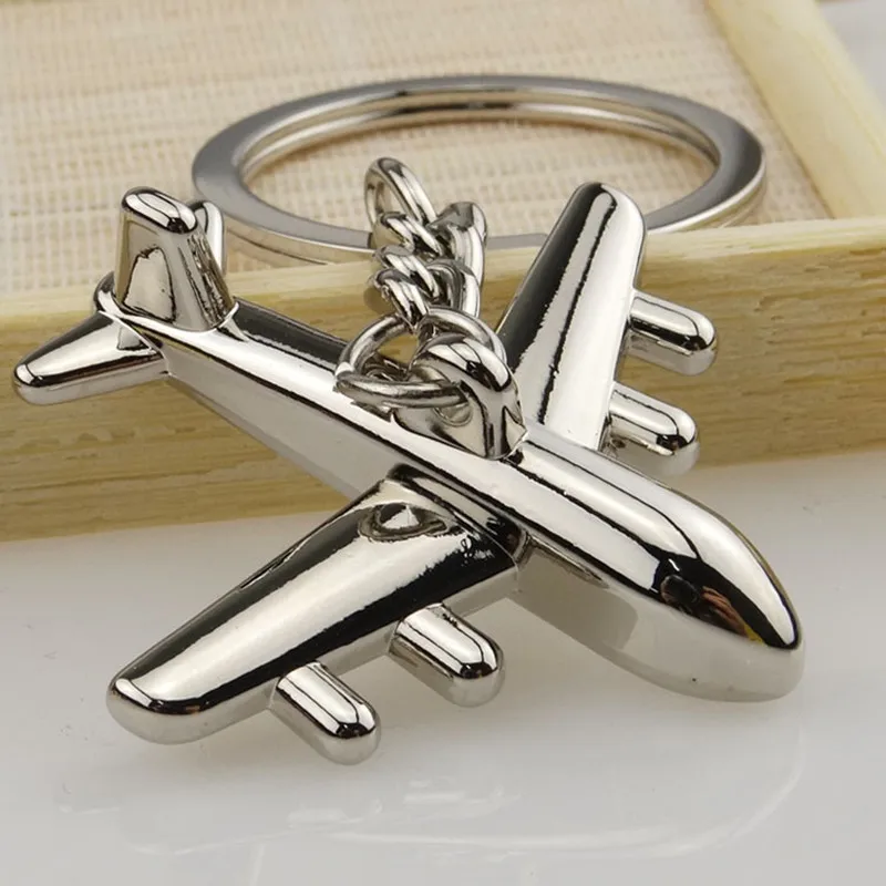 Civil Aviation Air Plane Metal Alloy Keychain Keyfob Keyring Gift For Men Women