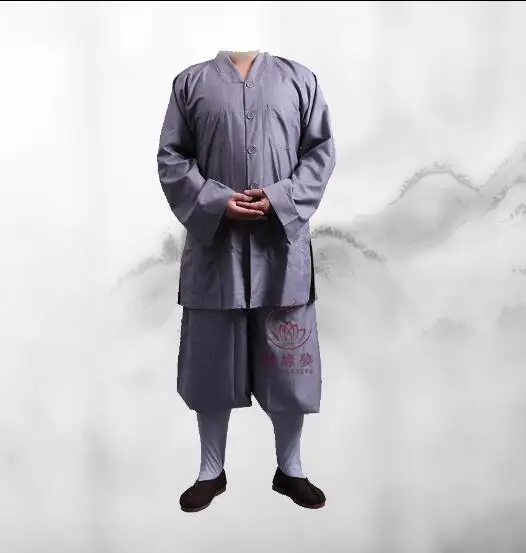 Chinese Monk Clothing Pant Suits Traditional Buddhist Meditation Spring Zen Vintage