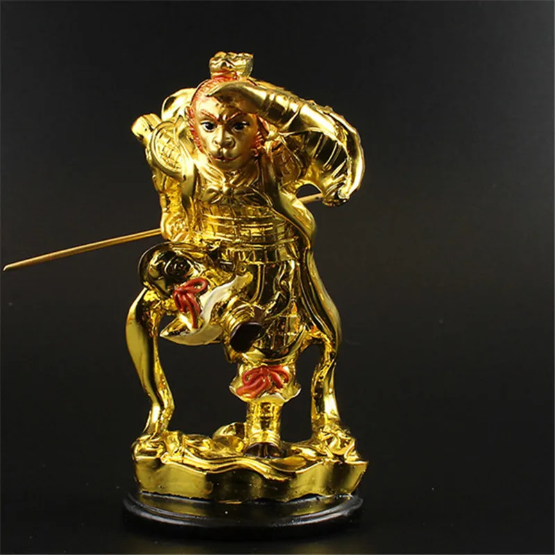 

12cm Resin Gold Buddhist Suppliers ,Monkey King Fairy Statue Home Decorate Craft