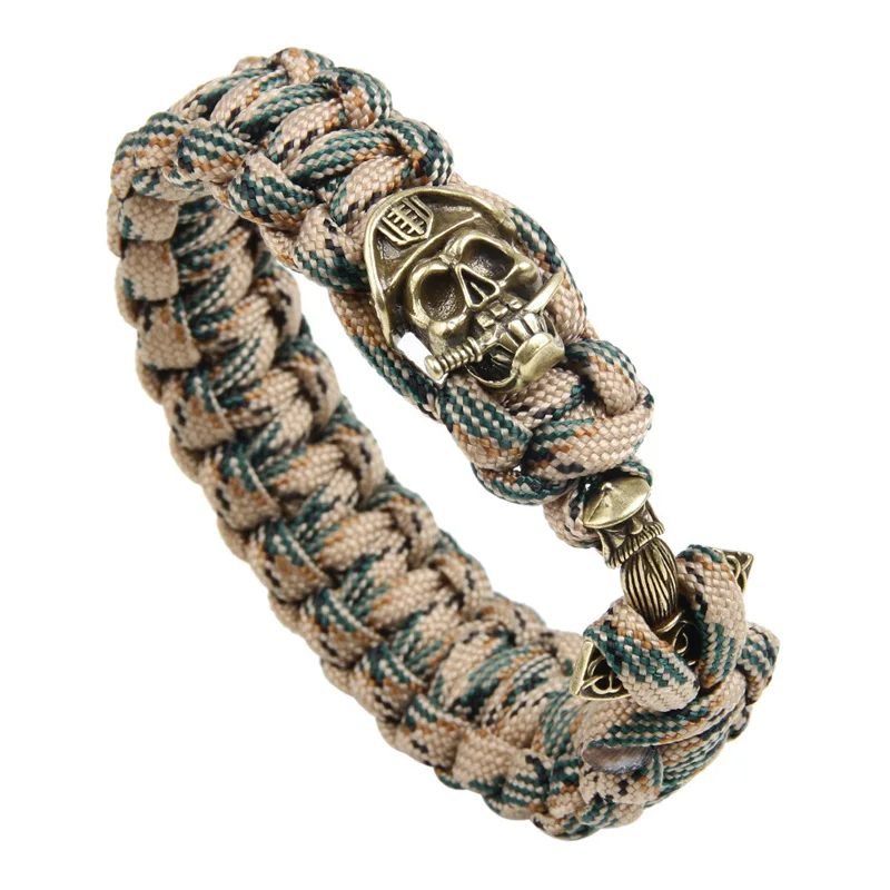 New Men's Outdoor Survival Bracelet Women's Pulsera Pirates of the Caribbean Men's Bracelet Multifunction Bracelet Accessories