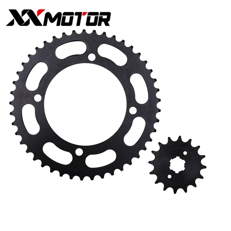 A Set Front And Rear Chain Sprocket Gear Disc Wheel Kit For Yamaha XV250 XV 250 Motorcycle Accessories