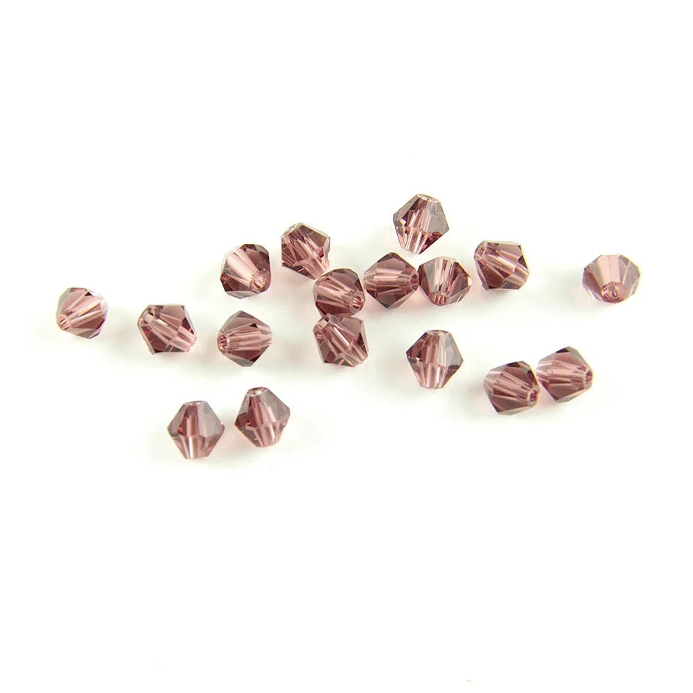 6mm 1440pcs Mixcolor Faceted Spacer Crystal Bicone Beads Loose Glass Beads for Women Dresses Diy Decoration