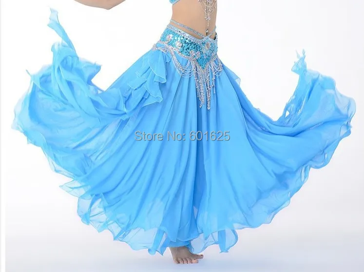 HOT SELLING BELLY DANCE EAR SKIRT SLIT IN BOTH SIDE 11 COLOR IN