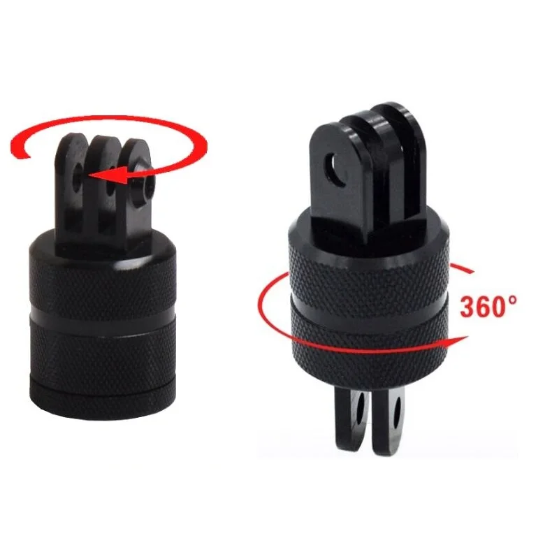 360 graden draaibare roterende metalen statiefadapterconnector voor Gopro Hero 13121109   Xiaomi Yi 4K SJ8/6 Eén X3 X4 Accessoires