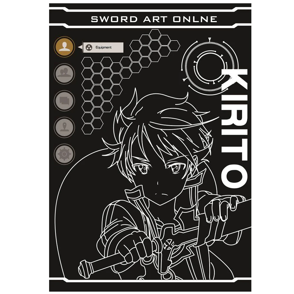 Sword Art Online Soft Throw Blanket, Anime Bedsheets, 150x200cm