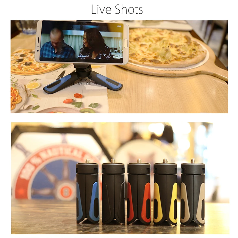 KINGJOY Officia KT-18 Stativ Für Telefon Mini Stativ Für Mobilen Ständer Kamera Halter Stabilisator Flexible Kopf Höhe Winkel