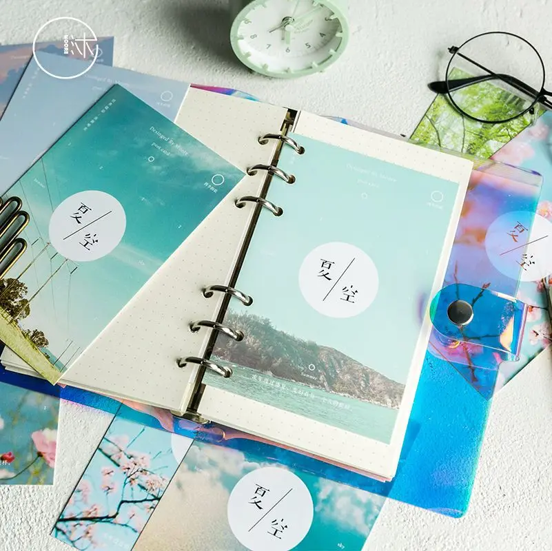 30Sheets/Set Creative Summer Sky Postcard/Greeting Card/Message Card/Birthday Letter Envelope Gift Card