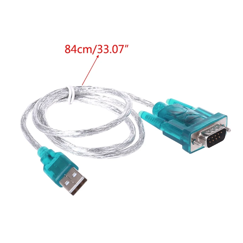 USB to RS232 Serial Port 9 Pin DB9 Cable Serial COM Port Adapter Convertor New