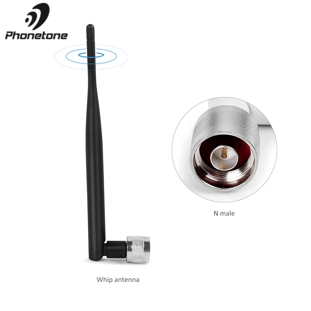 Antenna 2G GSM 3G 4G 791-2690MHz 3dBi Indoor Right Angle Antenna For Mobile Phone Signal Booster Repeater with N Male Connector