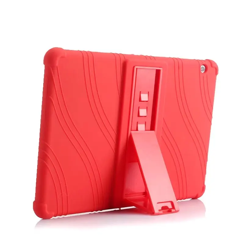 For Huawei MediaPad T3 10 AGS-L09 AGS-L03 9.6 inch Soft Silicone Back Cover for Honor Play Pad 2 9.6 tablet Kickstand case+Pen