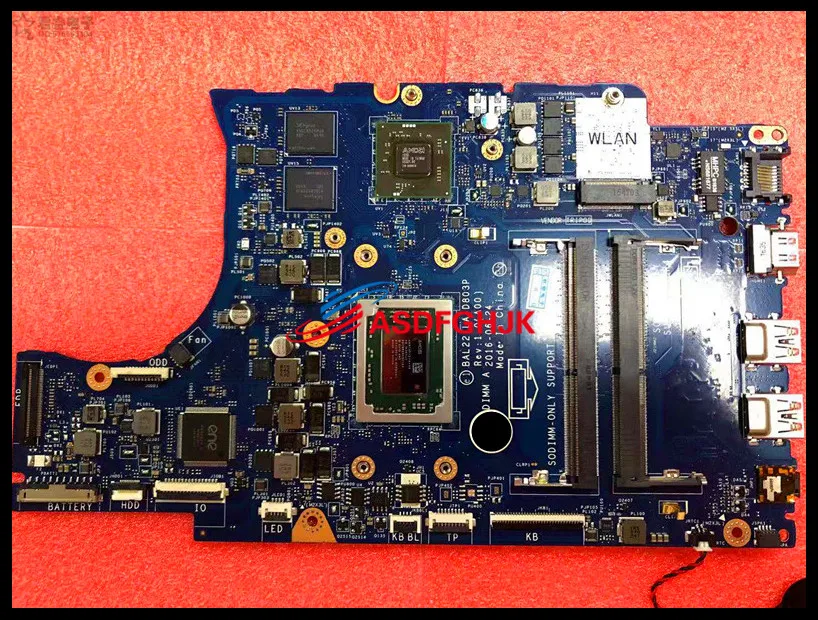 Original for Dell Inspiron 5565 laptop Motherboard with A12 CPU LA-D803P 0G89K3 cn-0g803p Test OK