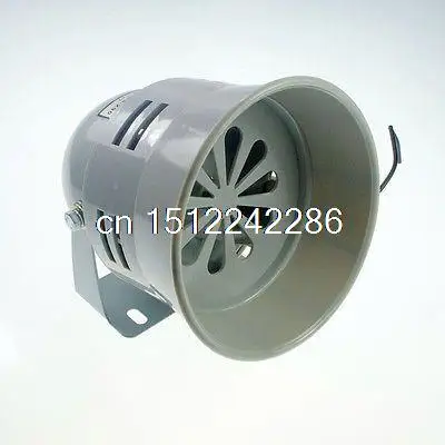 1Pcs 220VAC Grijs MS-290 Mini Plastic Industriële Alarm Sound Motor Sirene 130dB