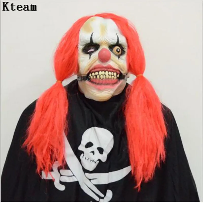 

2018 Funny Joker Pennywise Clown Mask 2018 New Movie It Masks Classic Scary Clown Mask For Halloween Party Cosplay fun mask toy