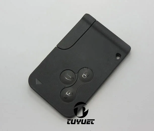 3 Pulsanti Smart Card Remote Shell Chiave per Renault Megan con Inserto Di Emergenza piccola chiave