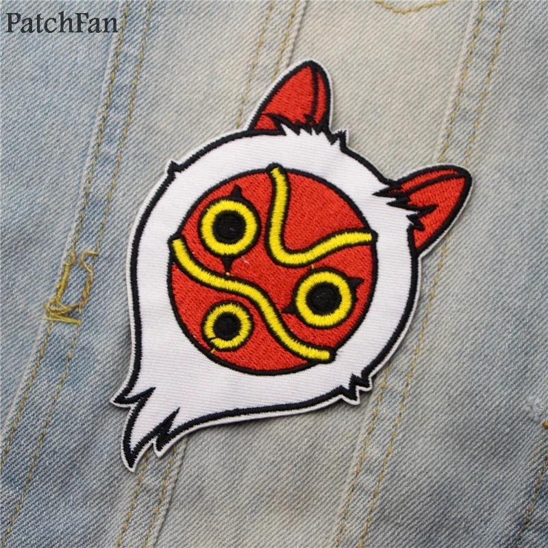 Patchfan Anime cartoon Applique patches stickers pour sewing shirt clothing para jacket badges iron on t-shirt A1565