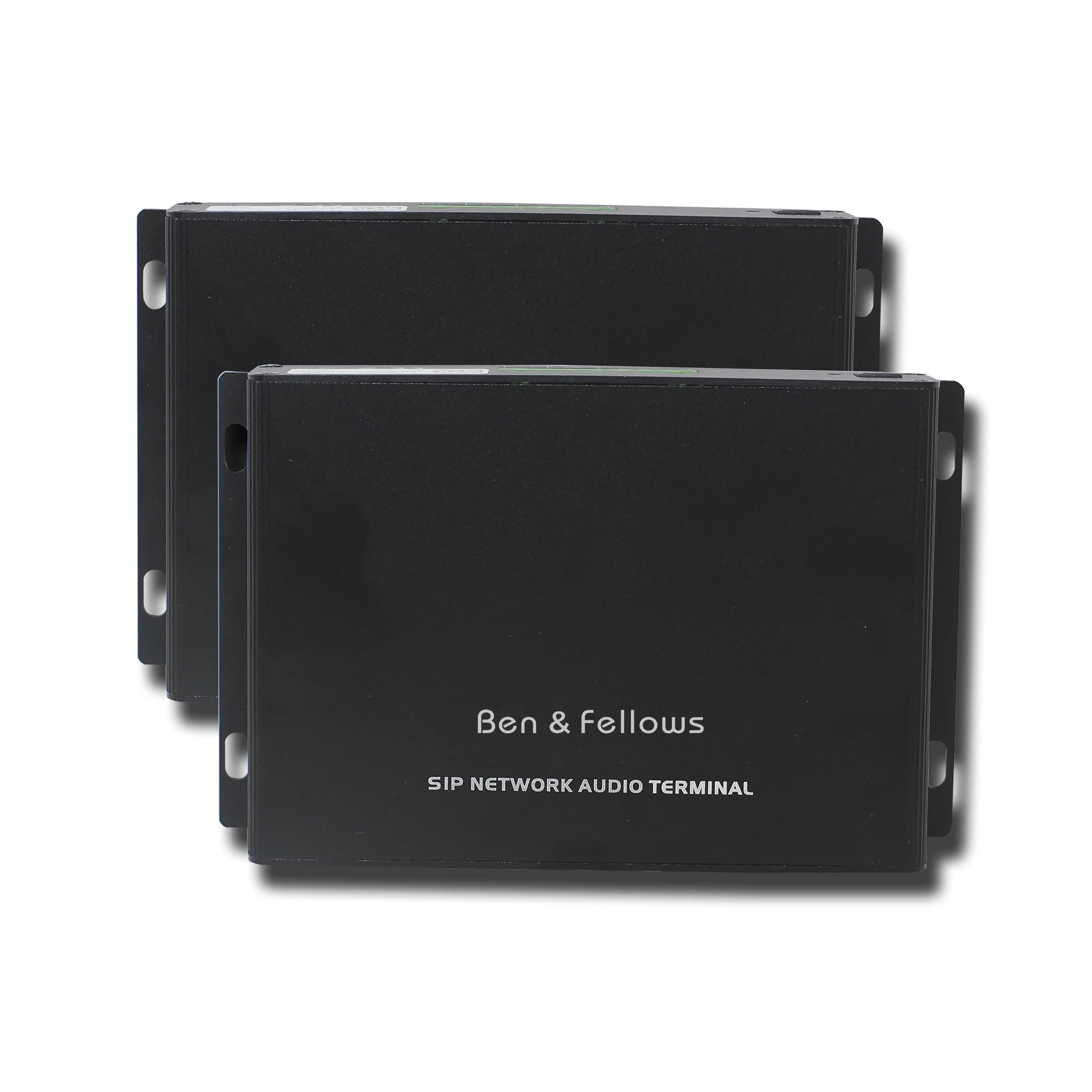 Ben & Fellows 520111 SIP PA System 2*30W Wall-mounted IP Network Terminal with Built-in Digital Amplifier and RJ45 interface