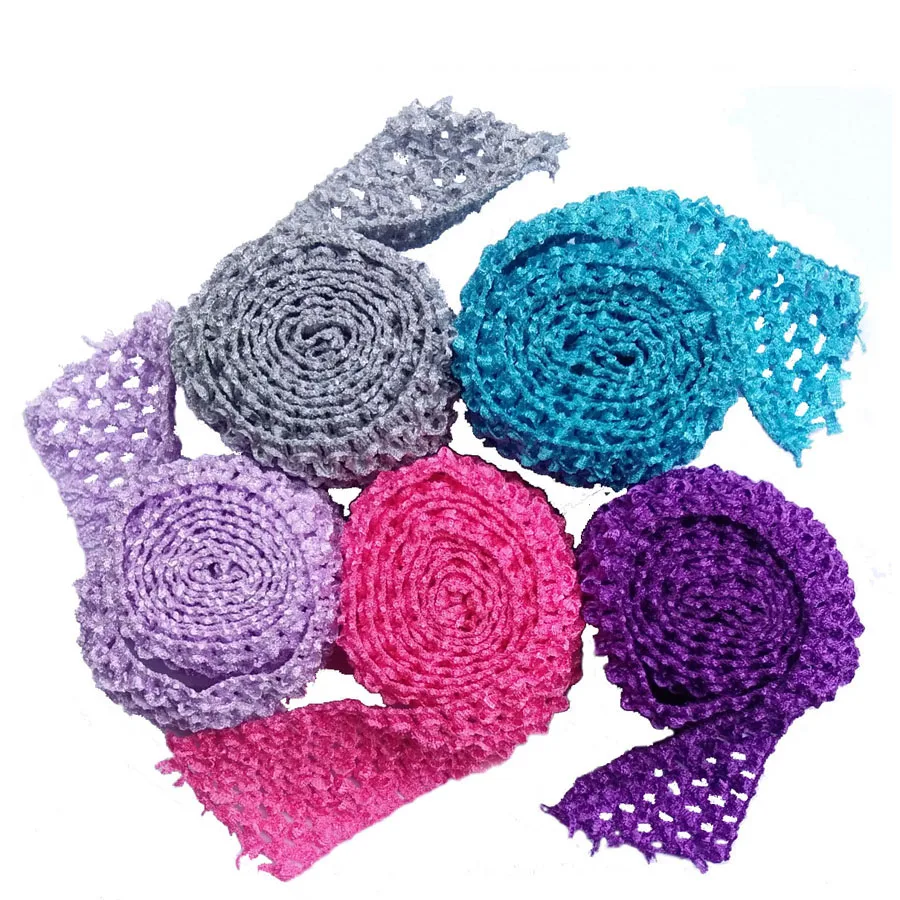 

2.75" Crochet tutu bands Elastic Stretchy Waistband Headband Hairband Band Rolls By Meters For Tutu Skirt 1 meter per Lot