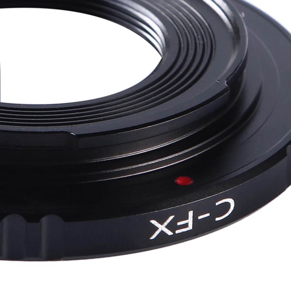 K&F CONCEPT Lens Adapter Ring C Mount Lens to Fujifilm X Mount Camera Adapter X-Pro1 X-E1 X-M1 X-A1 C-FX