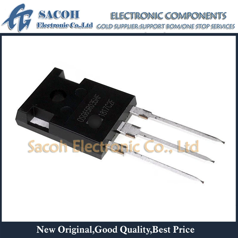 Mosfet OSG65R035HF 5ชิ้น/ล็อตที่ผ่านการตกแต่งใหม่ของแท้ OSG65R035หรือ OSG65R038HZF หรือ OSG65R041HZF หรือ OSG65R042HF ถึง247 80A 650โวลต์