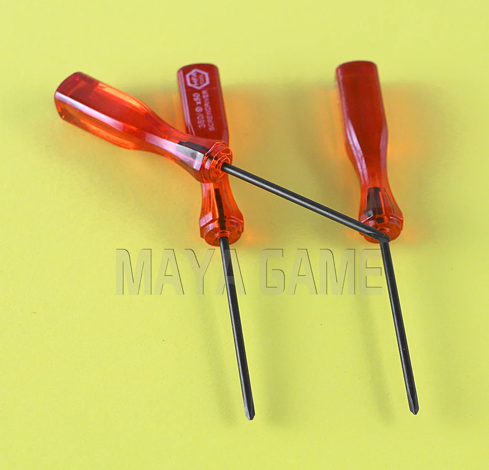 OCGAME 10 قطعة عالية الجودة الأحمر الثلاثي 2.5 مللي متر Y ثلاثي الجناح مفك ل NDS NDSL لوي