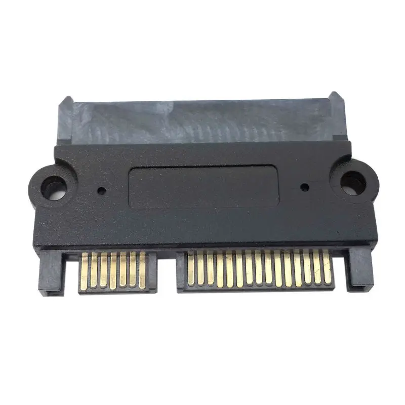 3.5" & 2.5inch SATA 22Pin 7+15 Male to SATA 22P 7+15 Female extension convertor adapter with screw holes SATA adapter