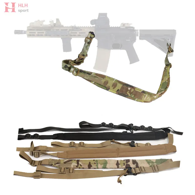 Multi-function Tactical Hunting Waist Belt with Buckle Gun 2 Point Sling Pistol Belt Tactical Molle Belt