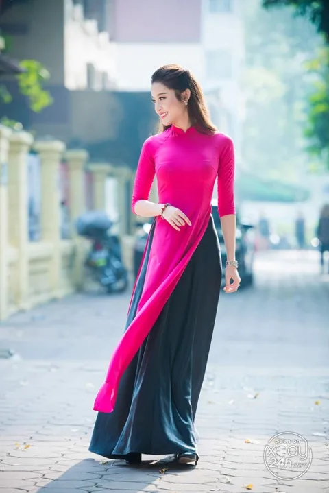 

Vietnam aodai dress cheongsam solid color cultivate morality dress cheongsam Vietnam traditional costumes