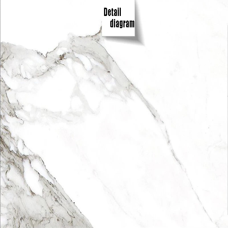 Decorative wallpaper Modern simple white marble background wall