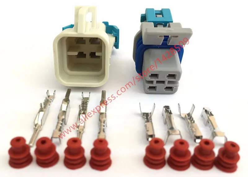 1 Set 4 Pin 15326423 12176896 Delphi GM LS2 O2 Waterproof Female Male Automotive Electrical Connector