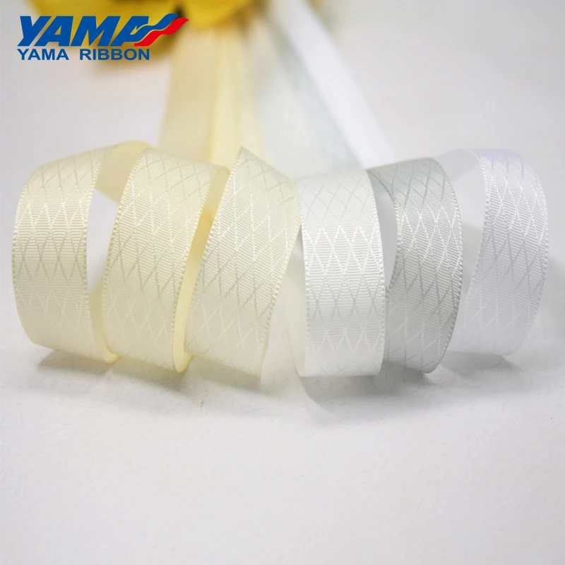 YAMA-Rhombus Ribbon for DIY, Fancy Ribbons, Handmade Gift, Webbing Decoration, 9mm, 16mm, 22mm, 38mm, 100Yards/Roll