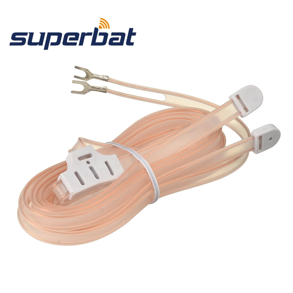 Superbat FM Dipole Aerial T-Shape 300ohm Indoor Digital HD Radio Antenna for Table Top FM Radio Home Stereo Receiver AV Audio