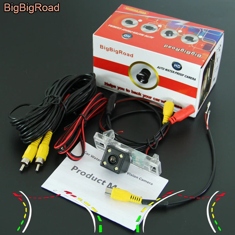 BigBigRoad Car Intelligent Track Rear View Parking Reverse Camera For Citroen C5 2008 2009 2010 2011 2012 2013 2014 2015 2016