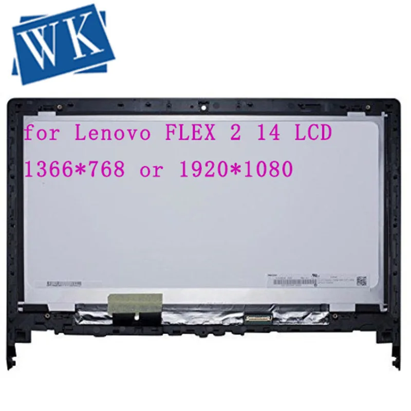 

14.0" For Flex2-14 Flex 2 14 LCD Screen Assembly Touch Digitizer +frame Bezel 1920*1080 or 1366*768