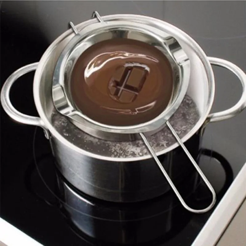 1PC 304 Stainless Steel Home Kitchen Milk Bowl Double Boiler Chocolate Butter Melting Pot Pan LB 508