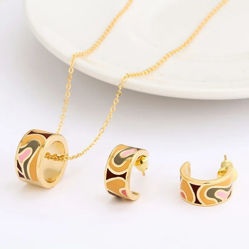 R&X Necklace/earrings Romantic Dieraden Women Trendy Anniversary Jewelry Sets Classic Fashion Dubai Ensemble Bijoux Jewelry Sets